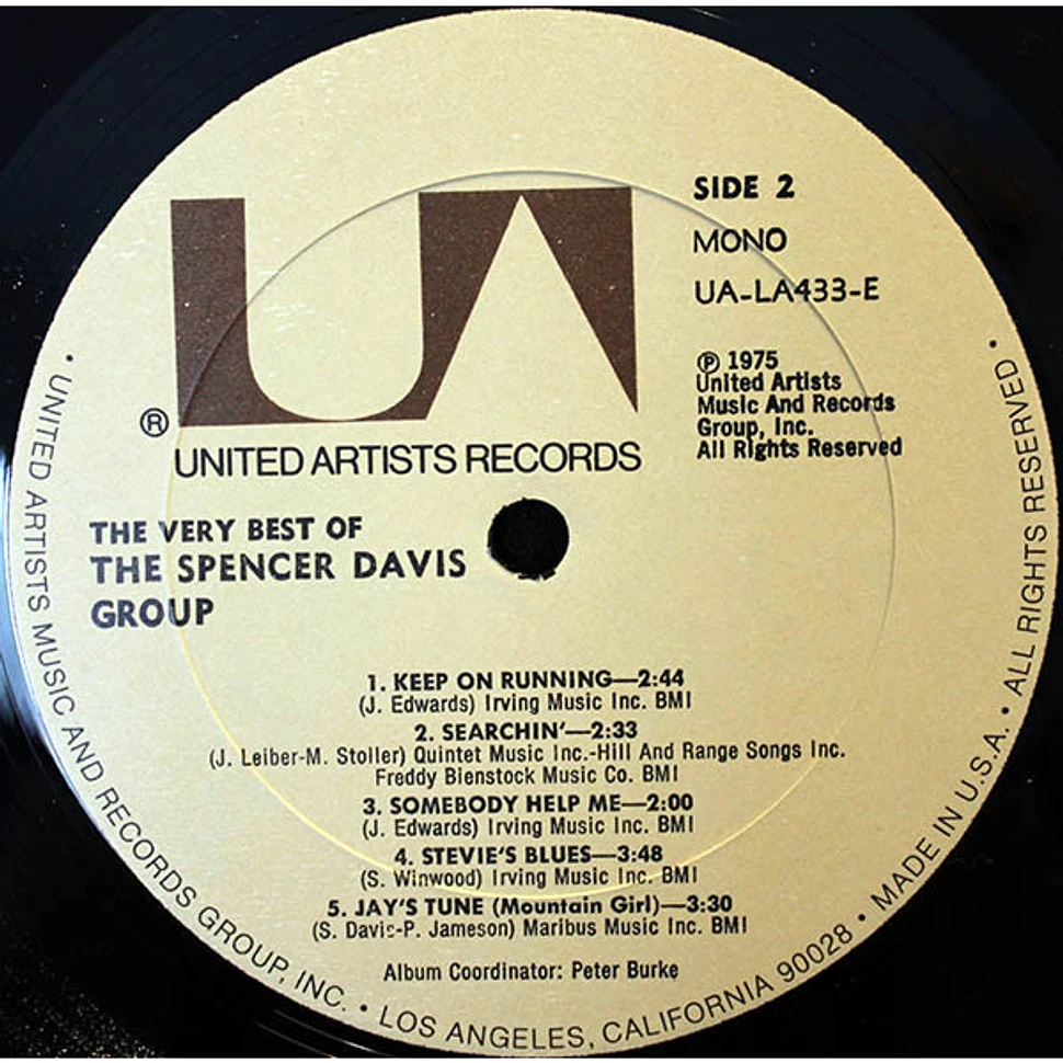 The Spencer Davis Group - The Very Best Of The Spencer Davis Group