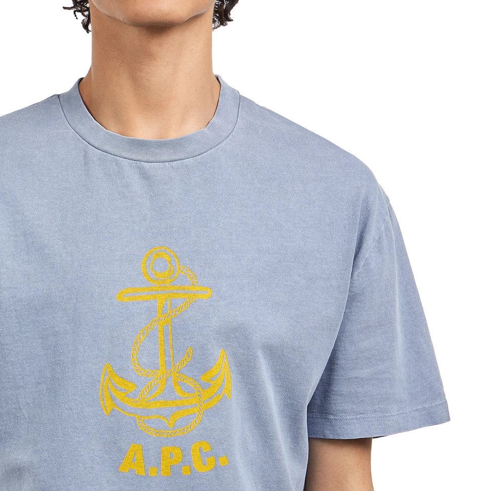 A.P.C. - T-Shirt Davy (Blue Grey) | HHV