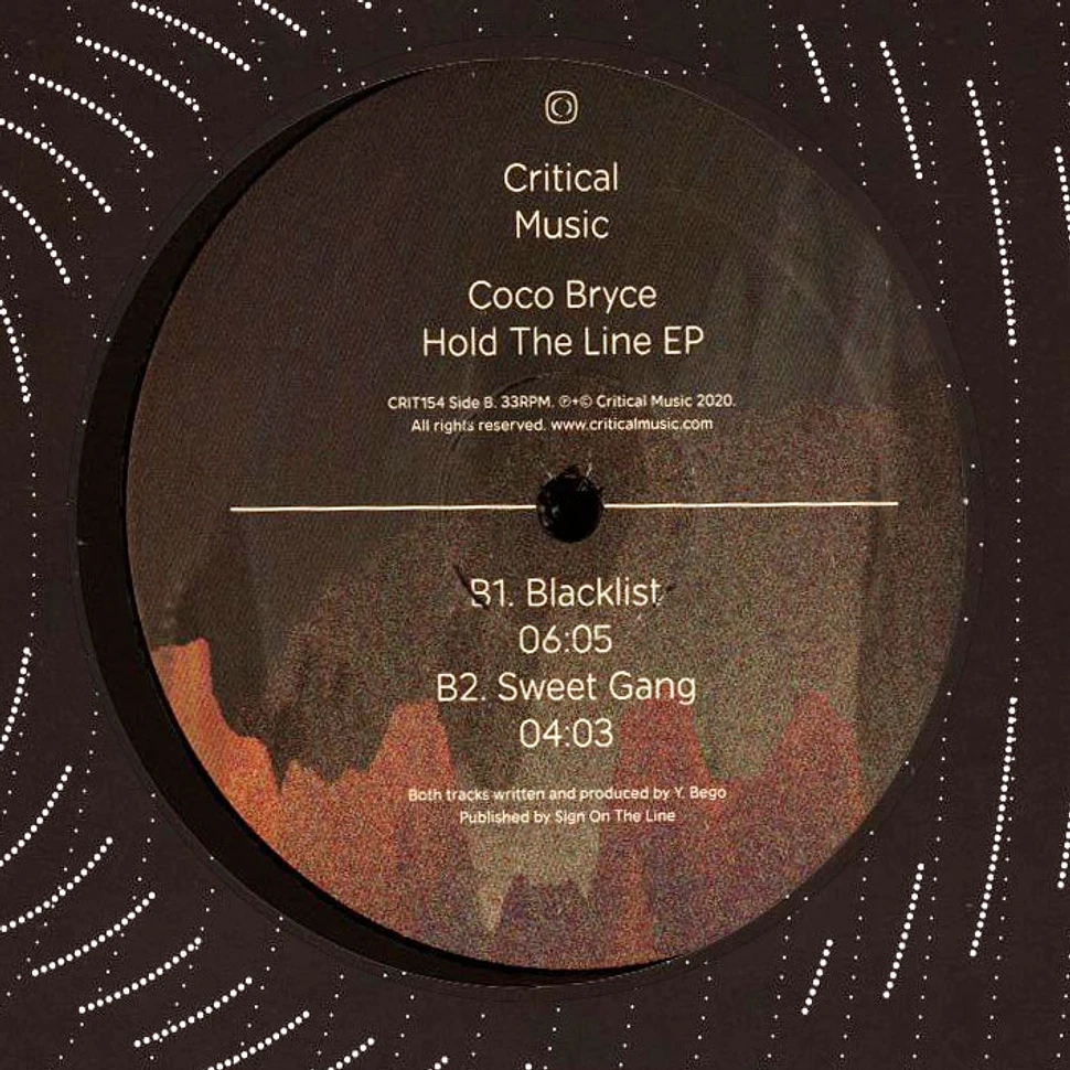 Coco Bryce - Hold The Line EP Black Vinyl 2025 Repress