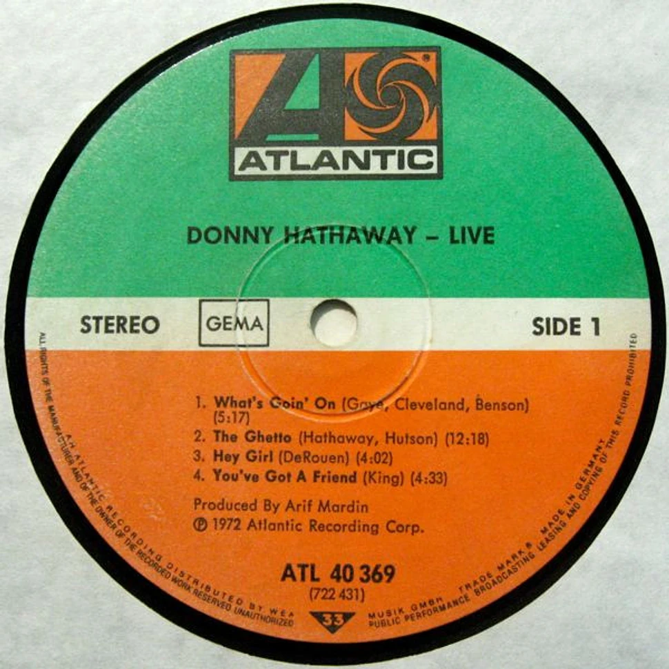 Donny Hathaway - Live