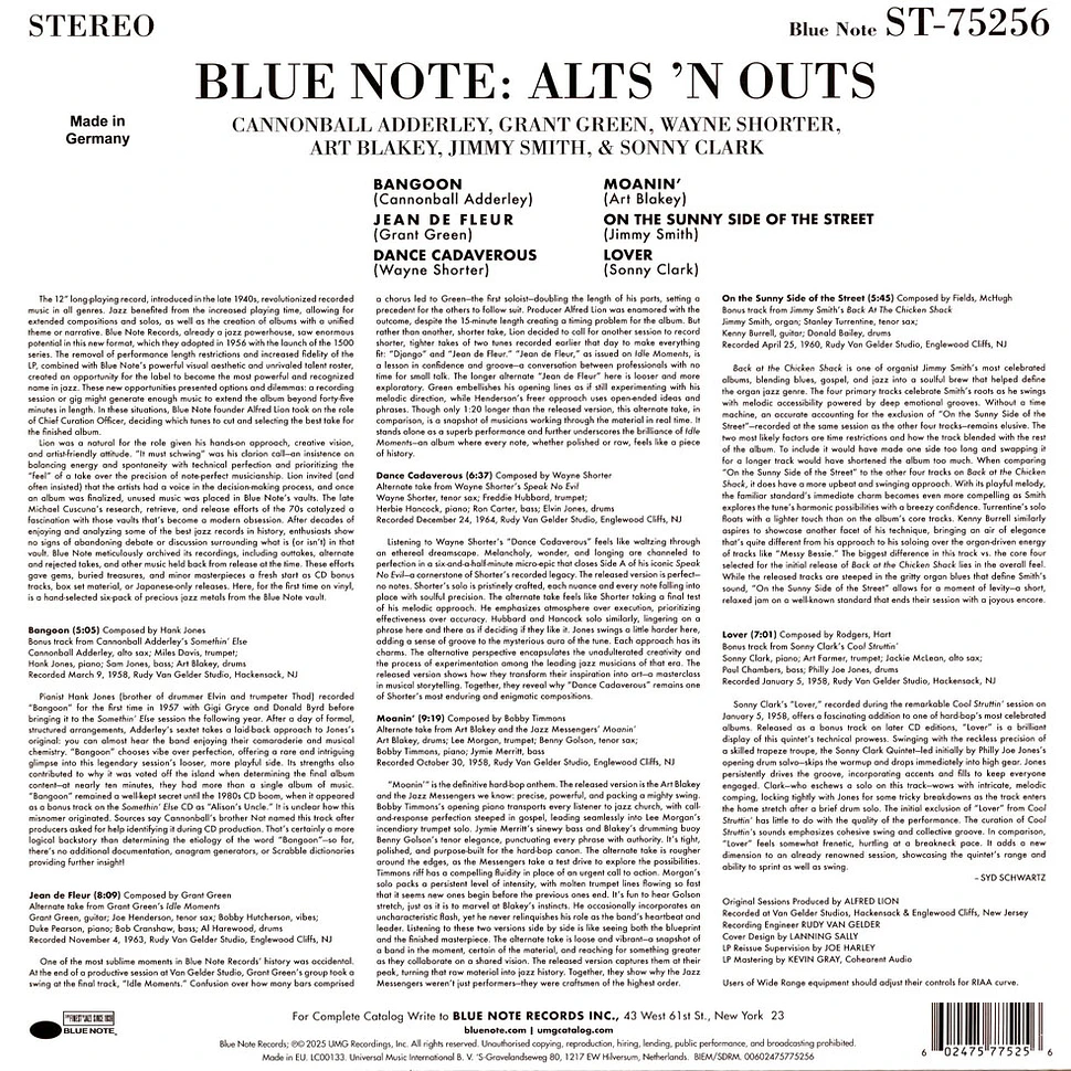 Art Blakey - Art Blakey and the Jazz Messengers Blue Note