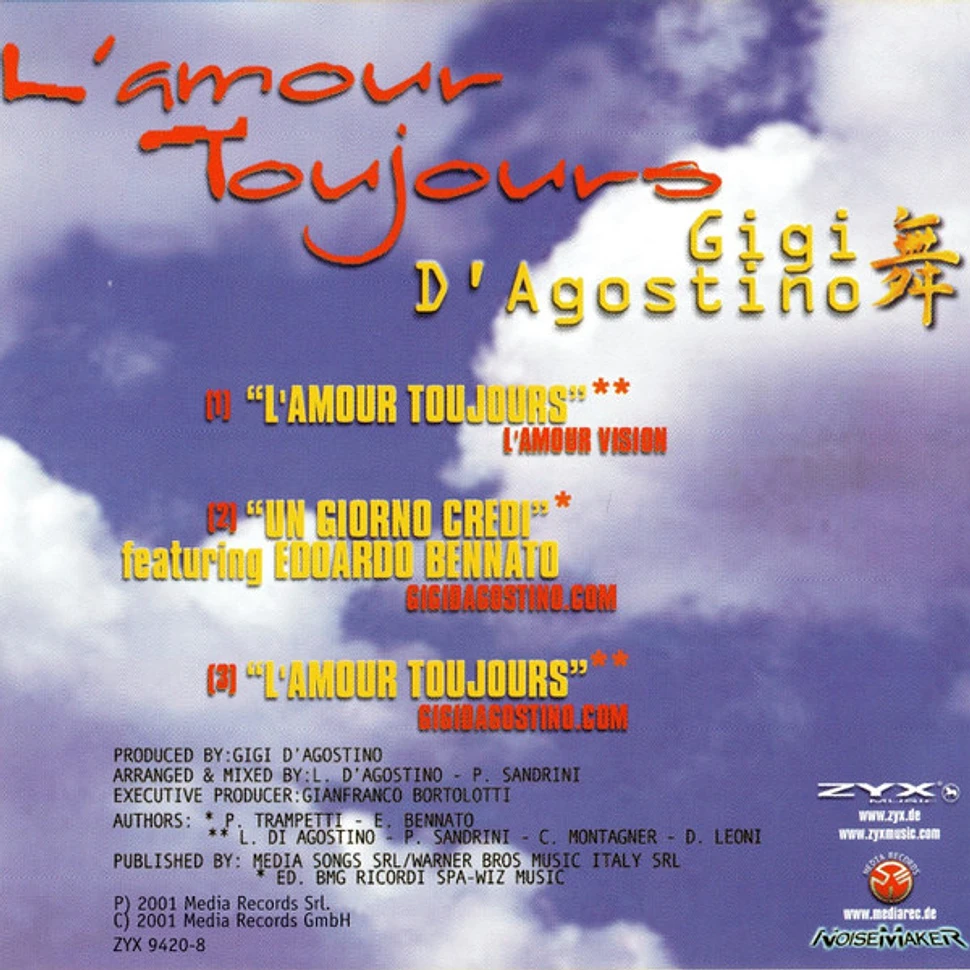 Gigi D'Agostino - L'Amour Toujours