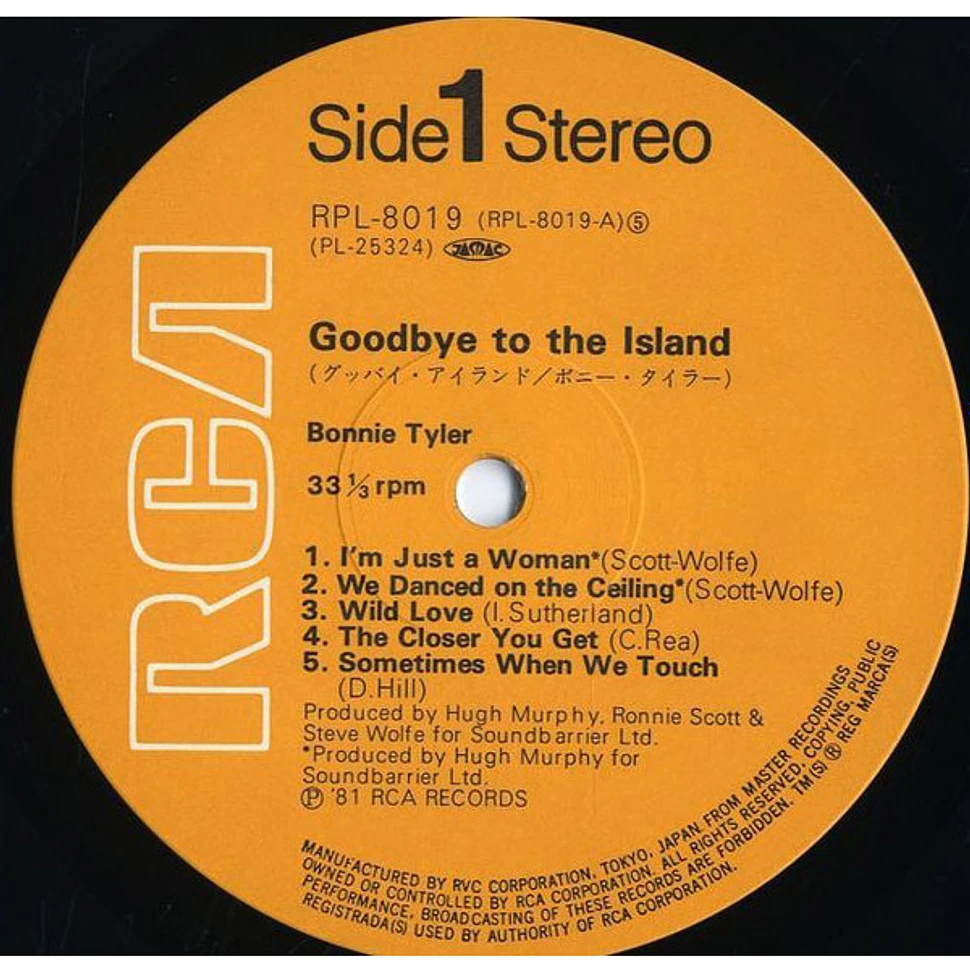 Bonnie Tyler - Goodbye To The Island