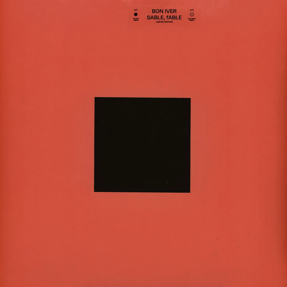 Bon Iver - SABLE, fABLE Black & Salmon Vinyl Edition