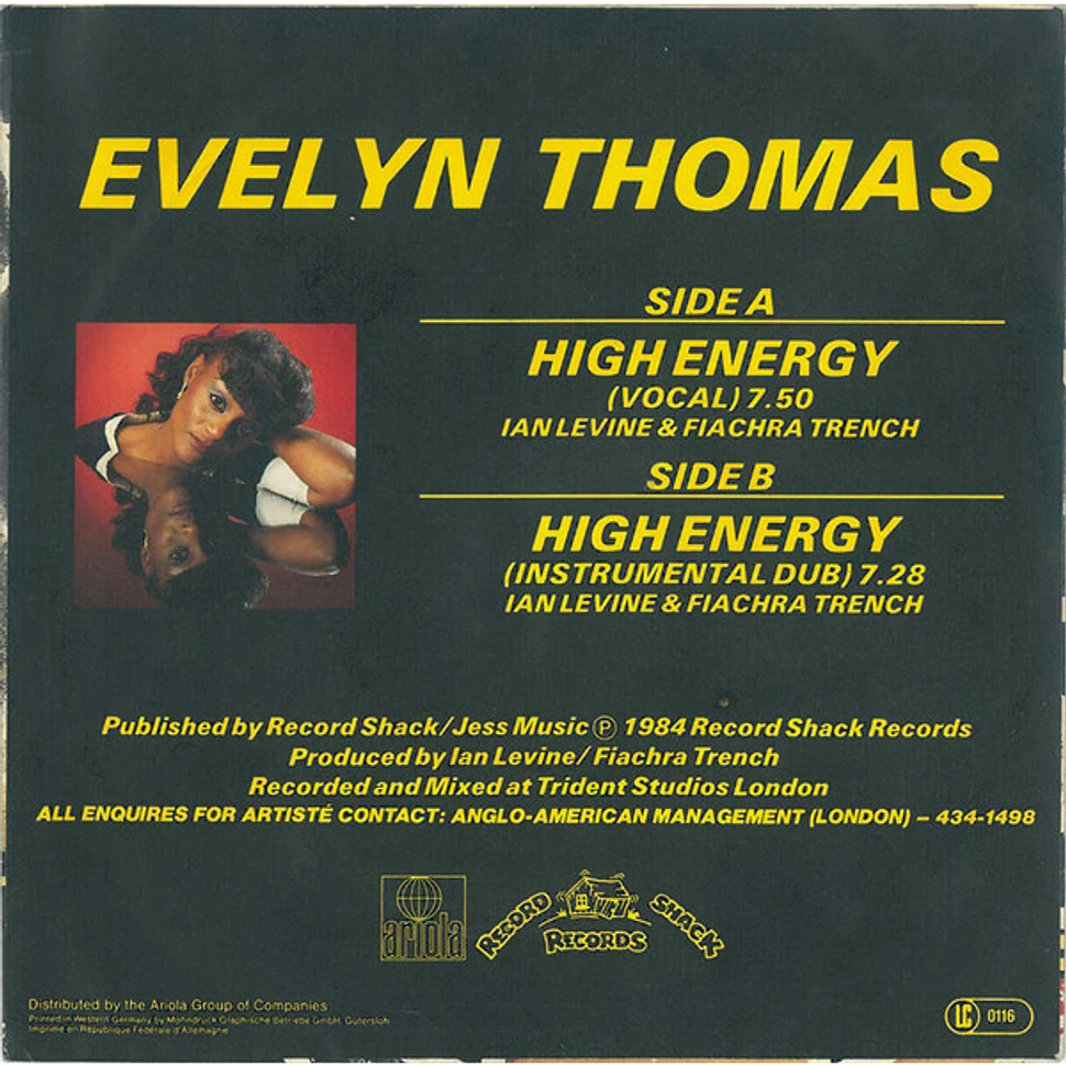 Evelyn Thomas - High Energy