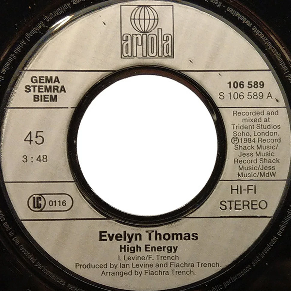 Evelyn Thomas - High Energy