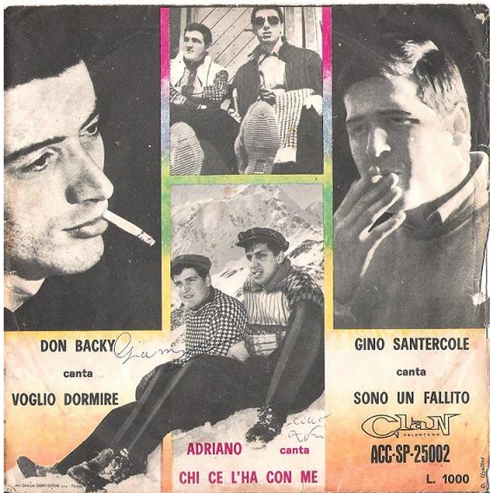 Adriano Celentano / Don Backy / Gino Santercole - Tris + 1