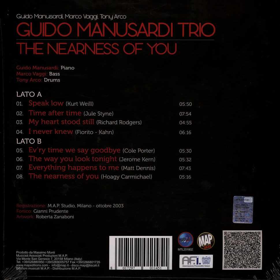 Guido Manusardi Trio - The Nearless Of You