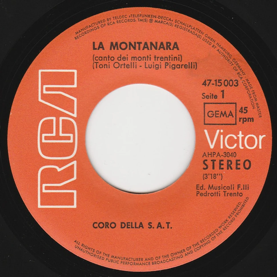 Coro Della S.A.T. - La Montanara