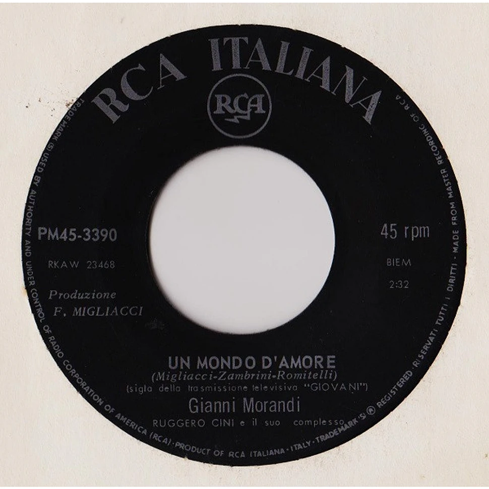 Gianni Morandi - Un Mondo D'Amore