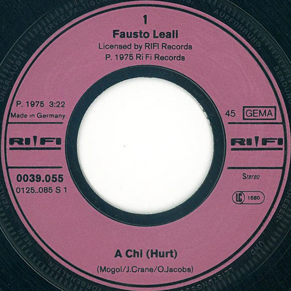 Fausto Leali - A Chi = Hurt