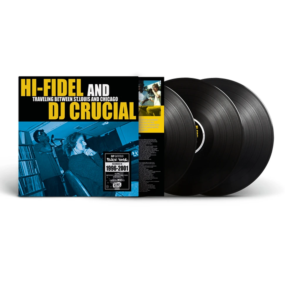 Hi-Fidel And DJ Crucial - Traveling Between St. Louis And Chicago Black Vinyl Edition