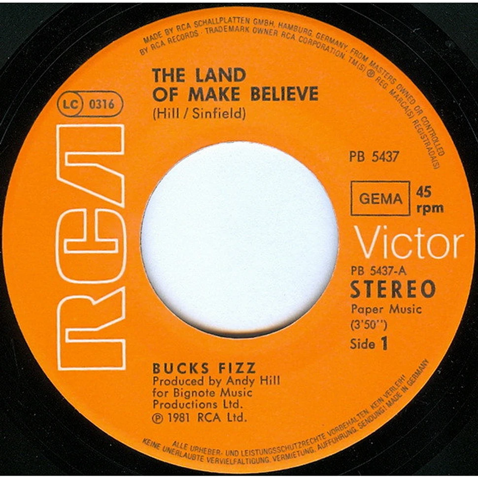 Bucks Fizz - The Land Of Make Believe