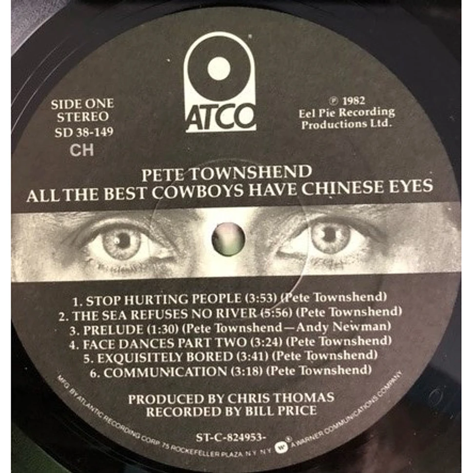 Pete Townshend - All The Best Cowboys Have Chinese Eyes