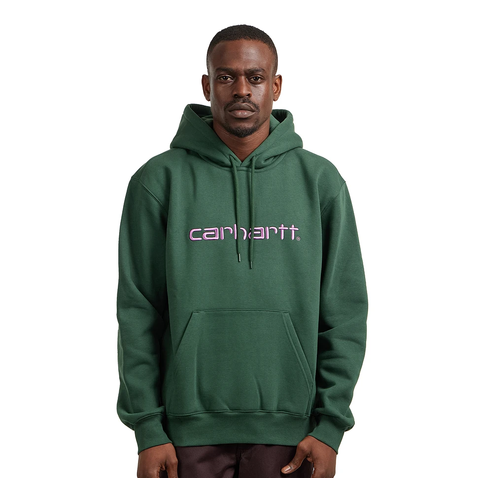 Carhartt WIP - Hooded Carhartt Sweat (Sycamore Tree / Phlox) | HHV