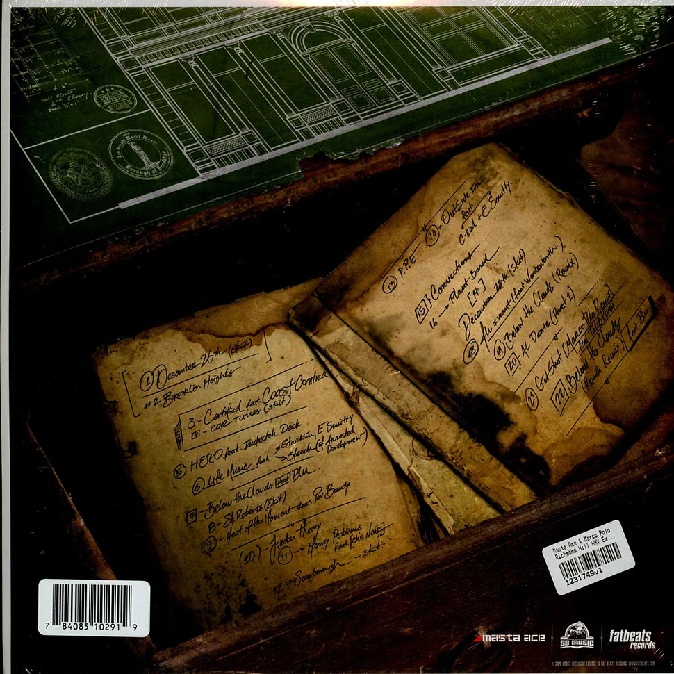 Masta Ace & Marco Polo - Richmond Hill HHV Exclusive Milky Clear Vinyl Deluxe Edition