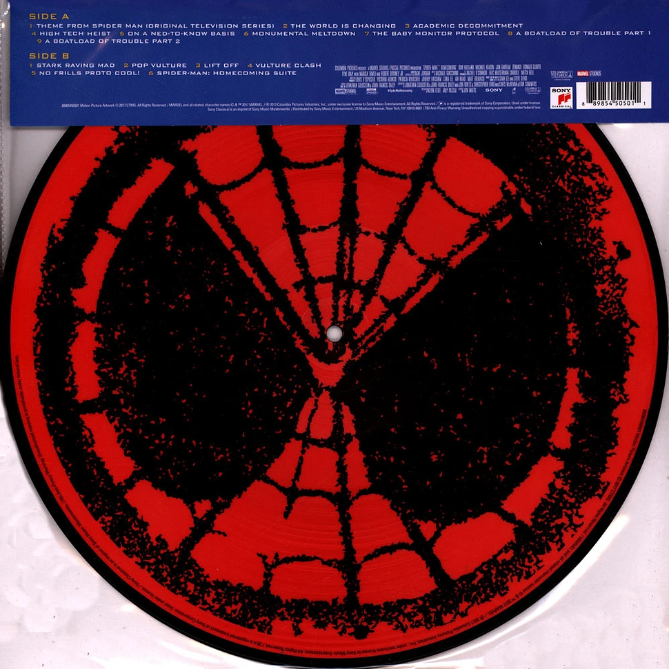 Michael Giacchino - OST Spider-Man: Homecoming Picture Disc Edition