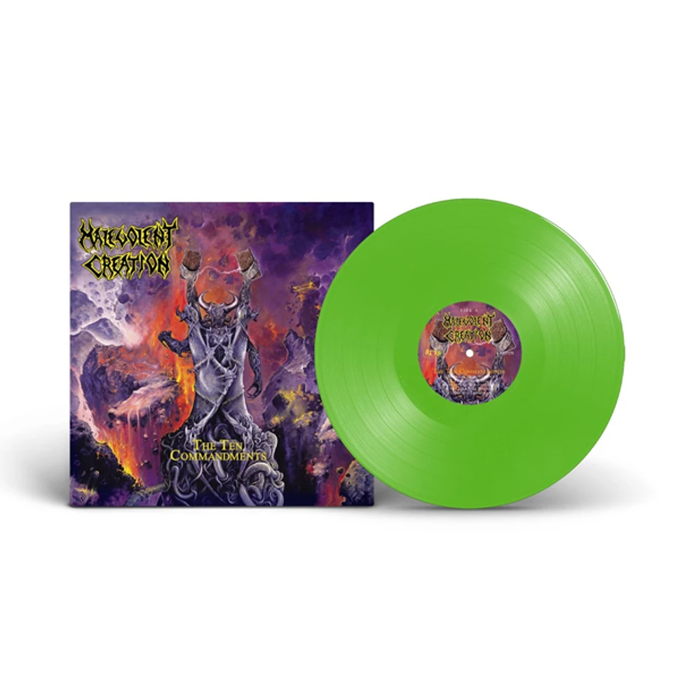 Malevolent Creation - The Ten Commandments Green Vinyl Edition