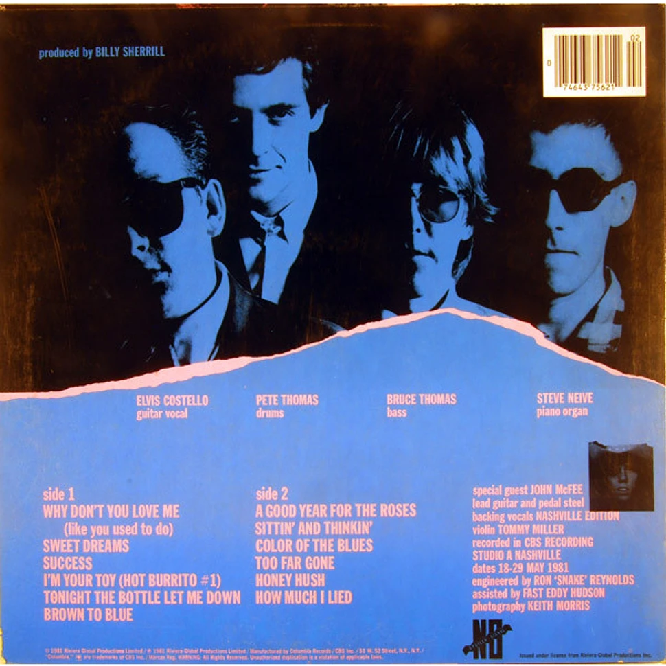 Elvis Costello & The Attractions - Almost Blue