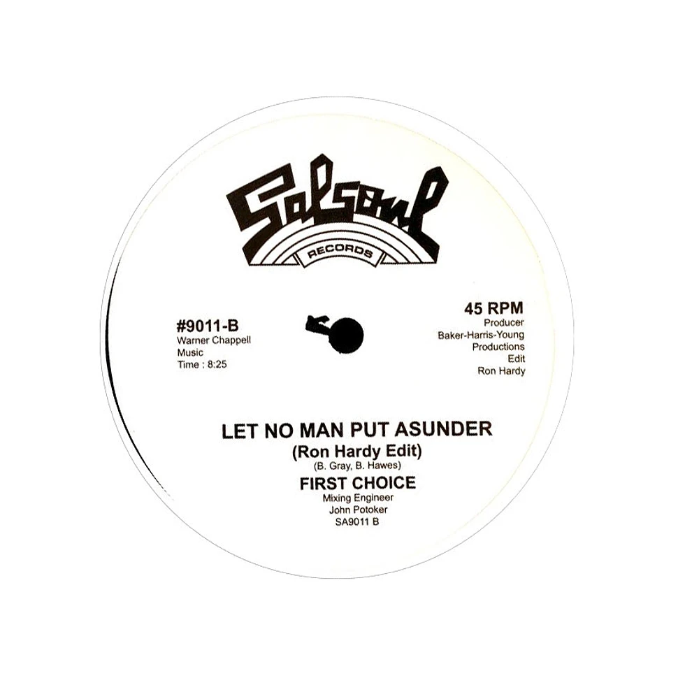 First Choice - Let No Man Put Asunder Ron Hardy Edit