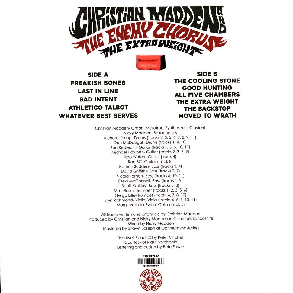 Christian Madden & The Enemy Chorus - The Extra Weight Green Vinyl Edition