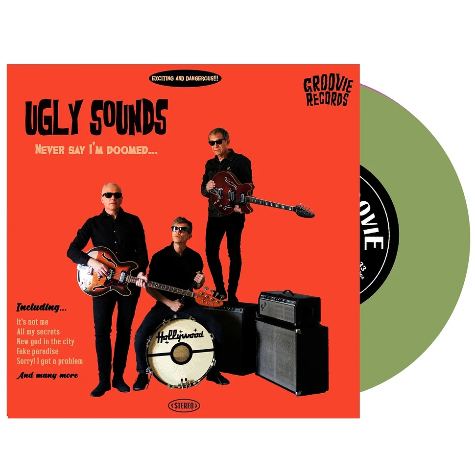 Ugly Sounds - Never Say I'm Doomed Olive Colored Vinyl Edition