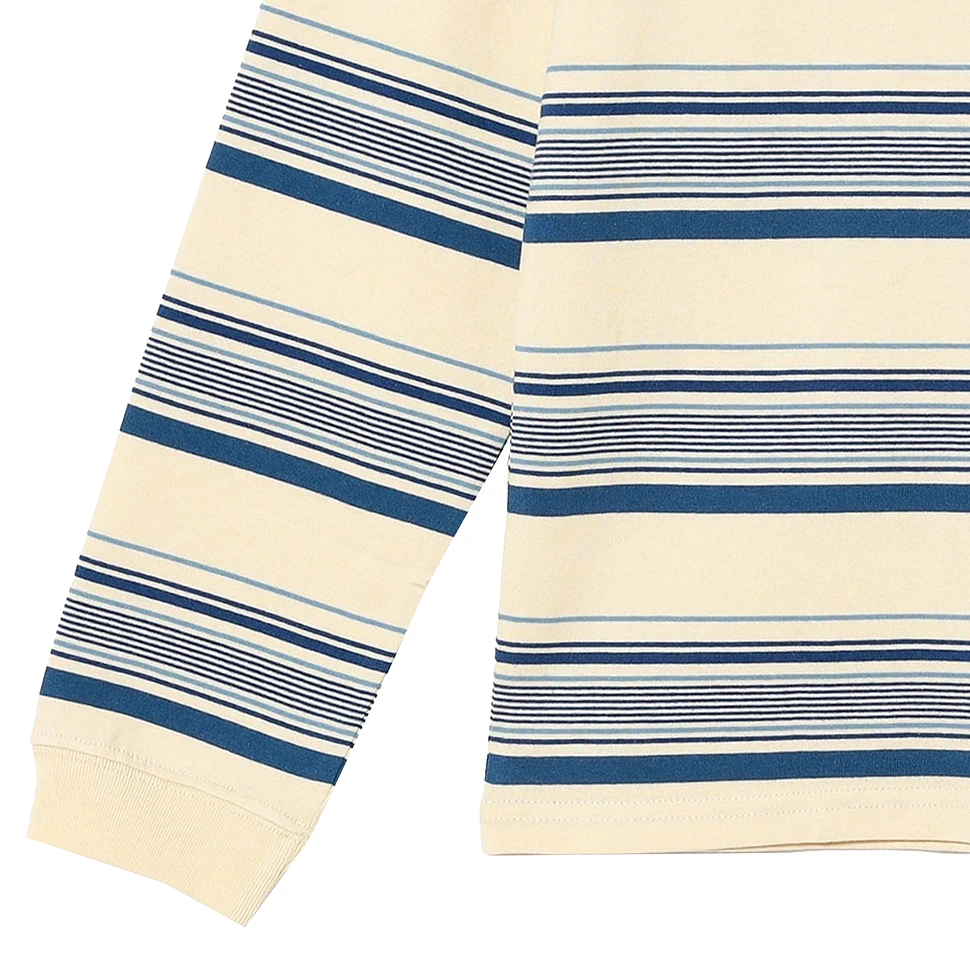 Beams Boy - Embroidery Stirpe Longsleeve Tshirt