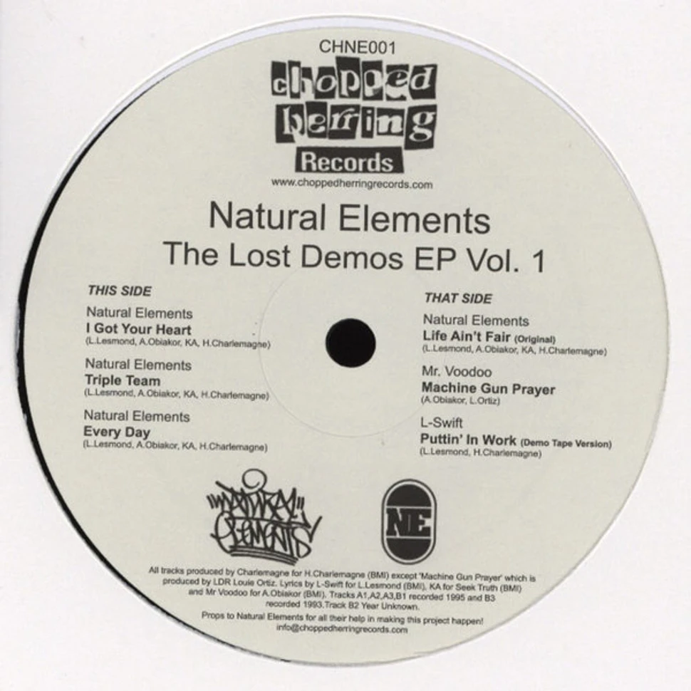 Natural Elements - The Lost Demos EP Vol. 1