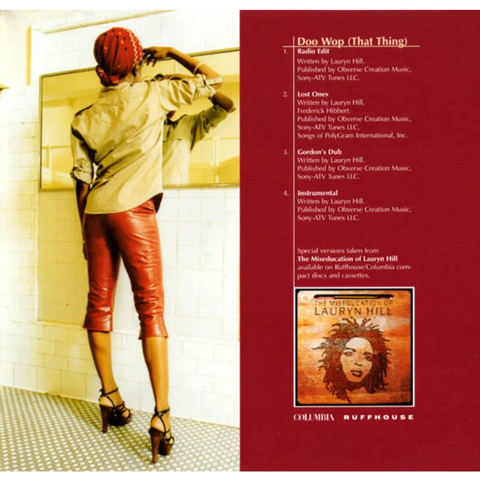 Lauryn Hill - Doo Wop (That Thing) - CD - 1998 - EU - Original | HHV