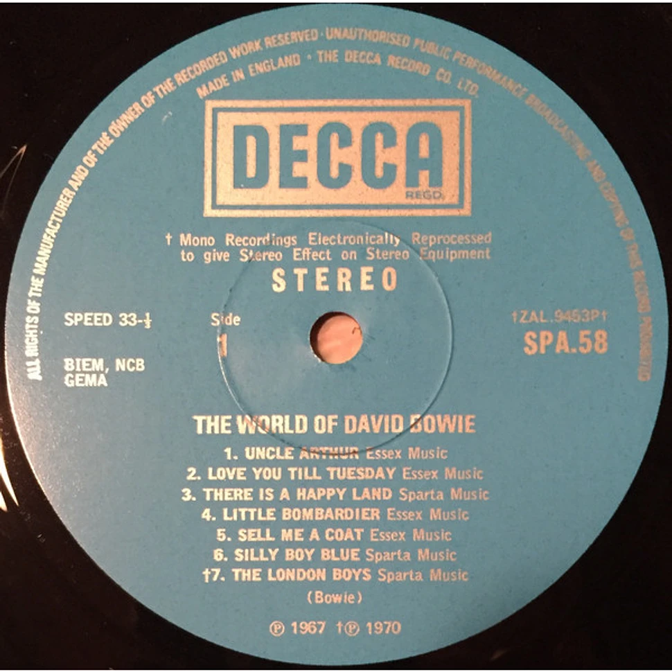 David Bowie - The World Of David Bowie