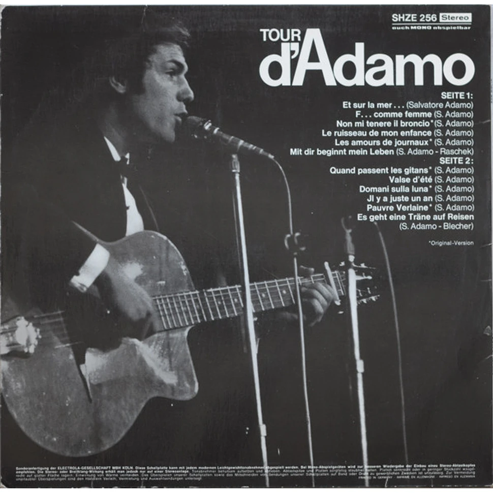 Adamo - Tour D'Adamo