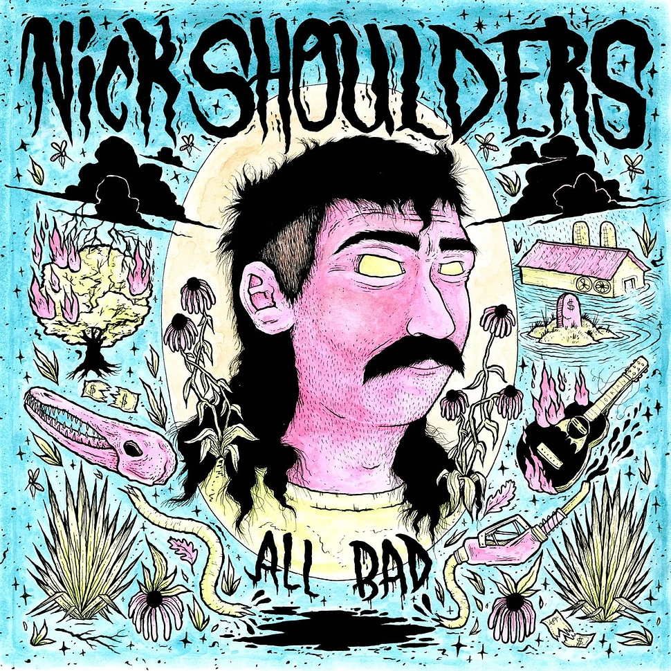 Nick Shoulders - All Bad Transparent Pink Vinyl Edition