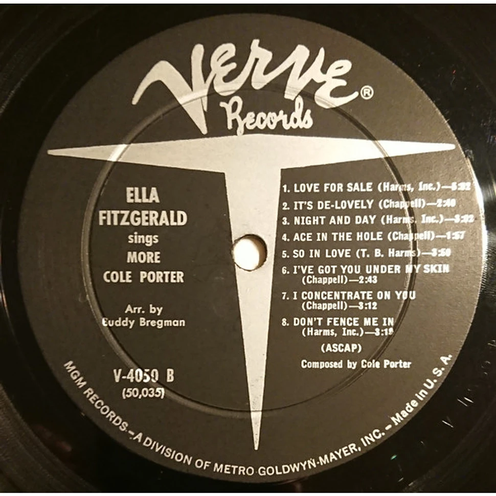 Ella Fitzgerald - Ella Fitzgerald Sings More Cole Porter