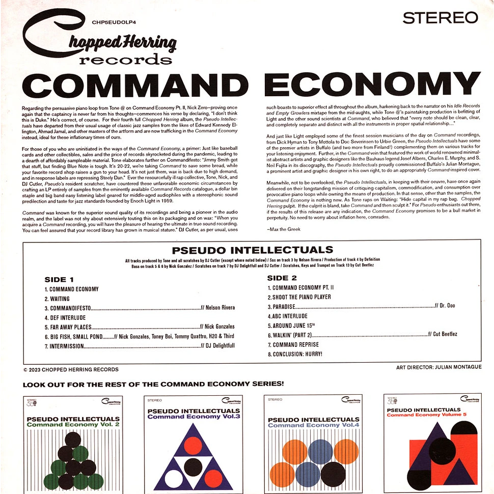 Pseudo Intellectuals - Command Economy