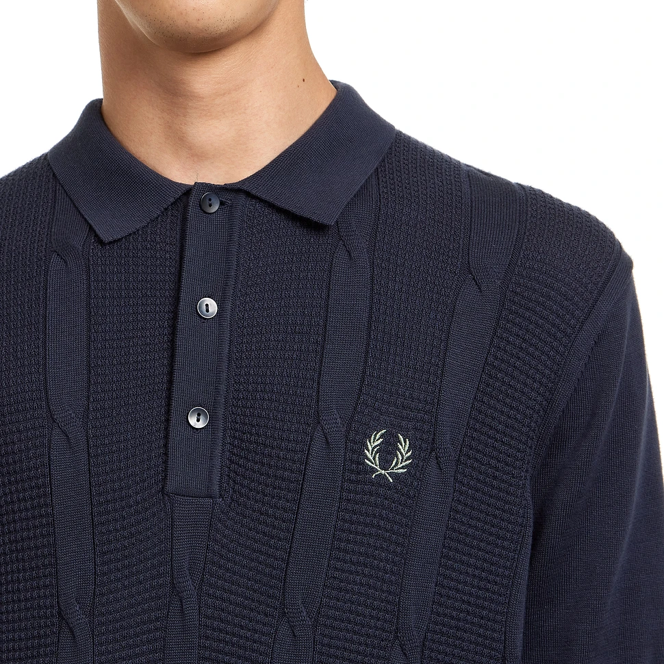 Fred Perry - Textured Cable Knit Shirt