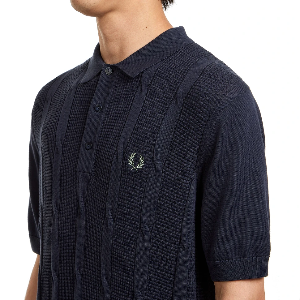 Fred Perry - Textured Cable Knit Shirt