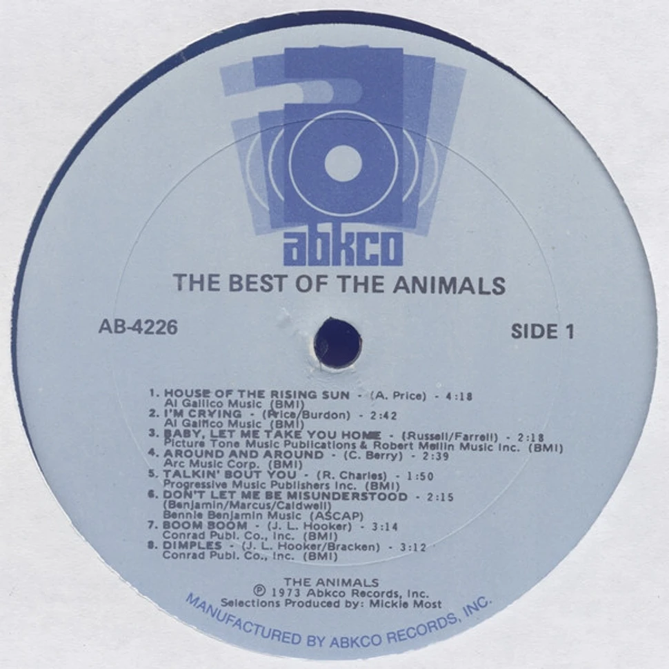 The Animals - Best Of The Animals