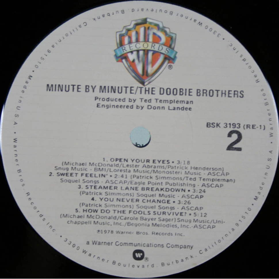 The Doobie Brothers - Minute By Minute