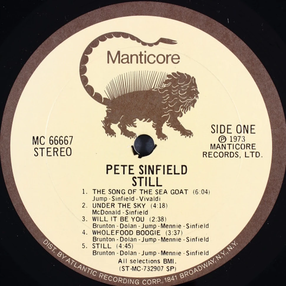 Peter Sinfield - Still