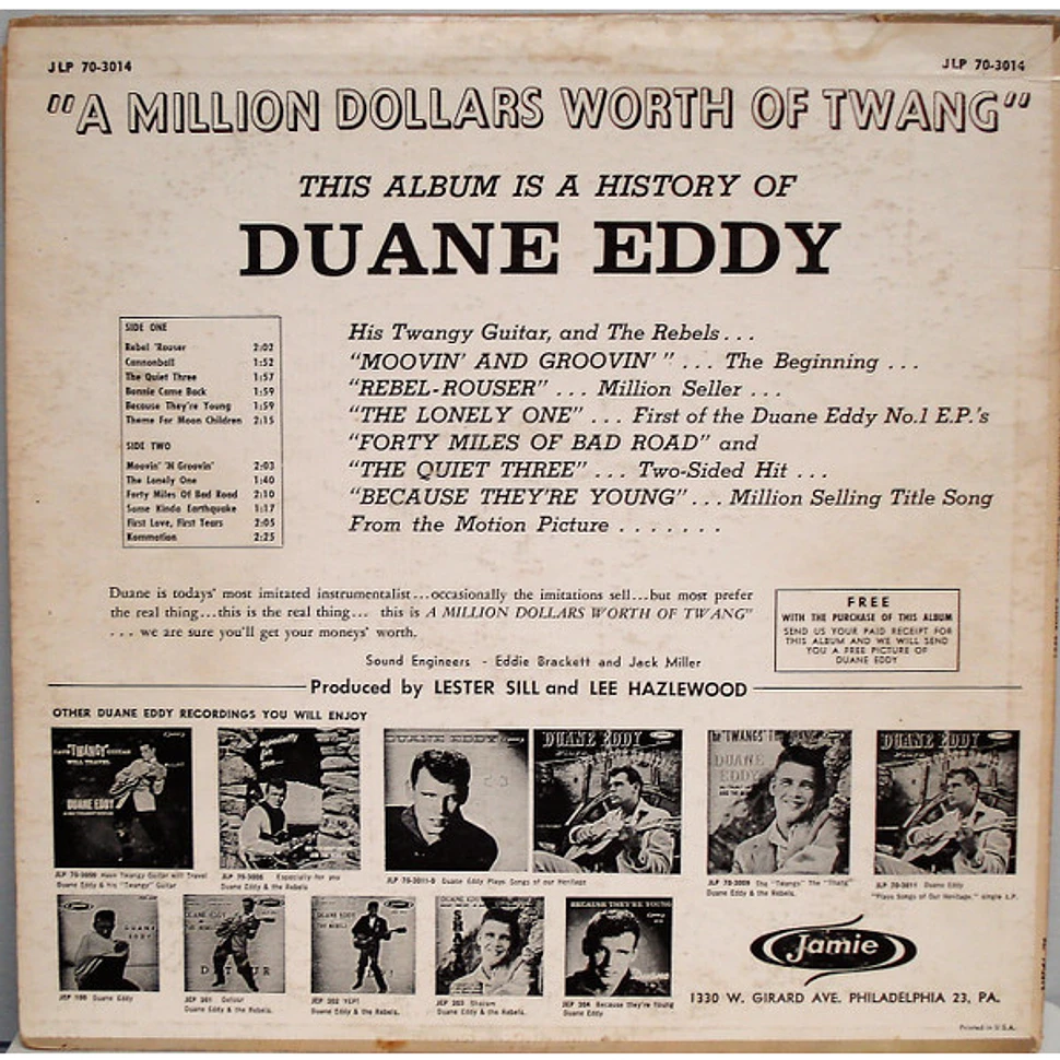 Duane Eddy And The Rebels - $1,000,000.00 Worth Of Twang