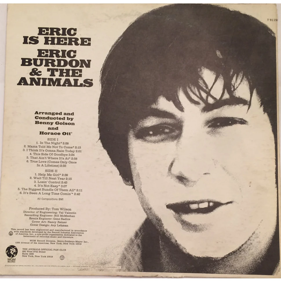 Eric Burdon & The Animals - Eric Is Here