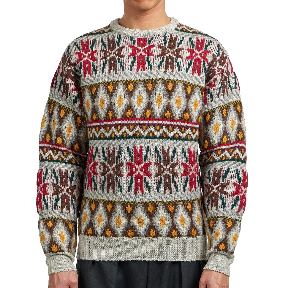 Beams Plus - Crew Fair Isle Pattern 3G