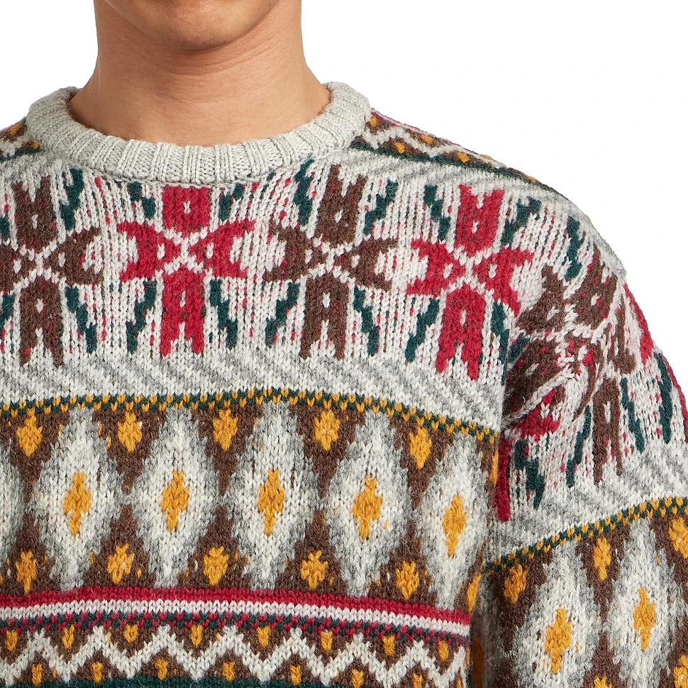 Beams Plus - Crew Fair Isle Pattern 3G
