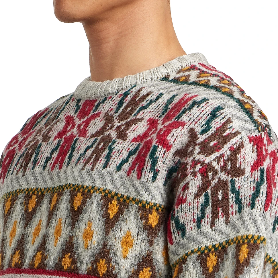 Beams Plus - Crew Fair Isle Pattern 3G