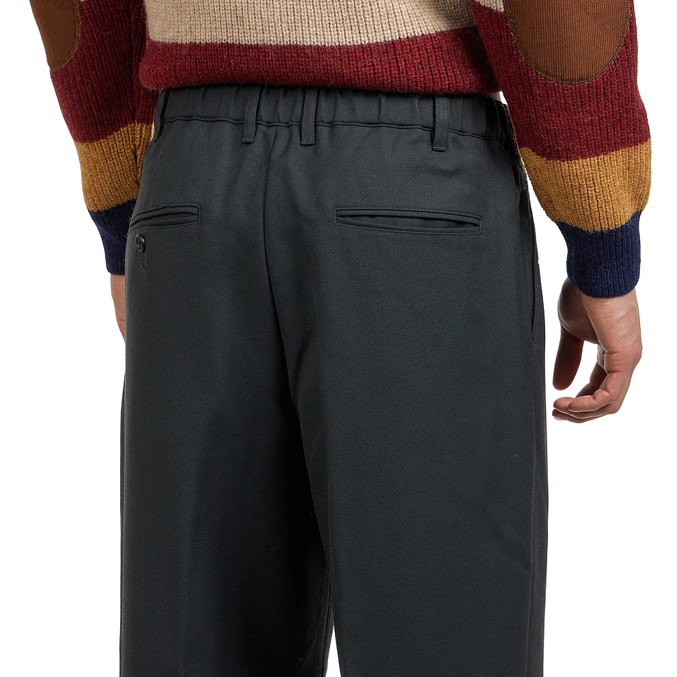 Beams Plus - 2 Pleats Relax Trousers Laundry Wool