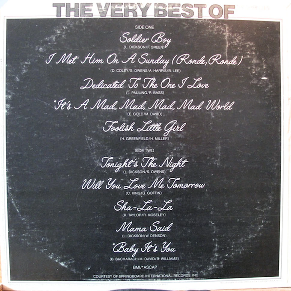 The Shirelles - The Very Best Of The Shirelles