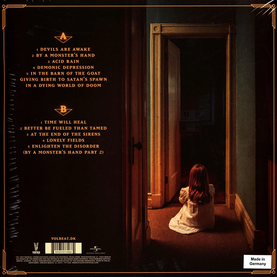 Volbeat - God Of Angels Trust Black Vinyl Edition
