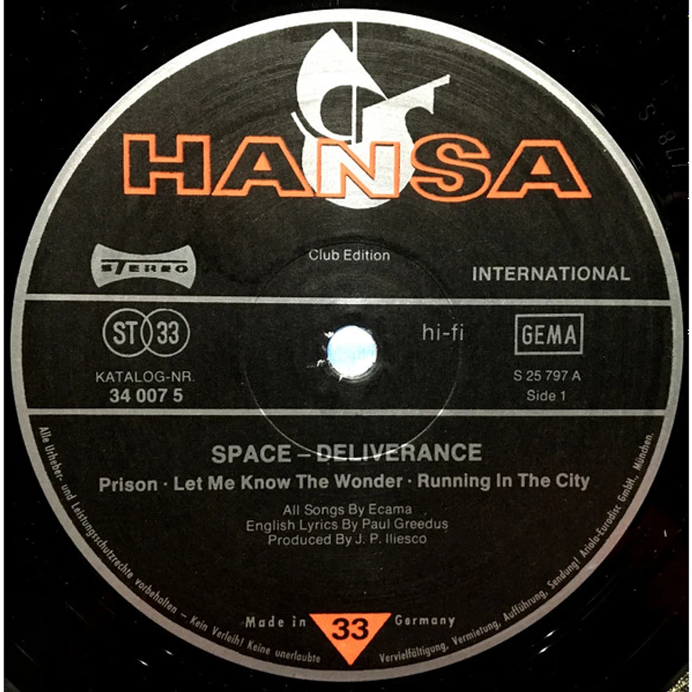 Space - Deliverance