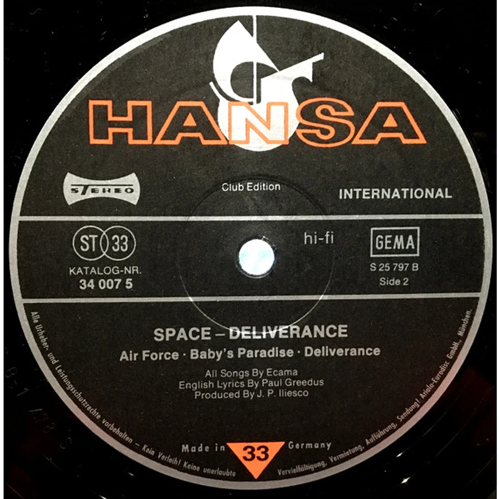 Space - Deliverance