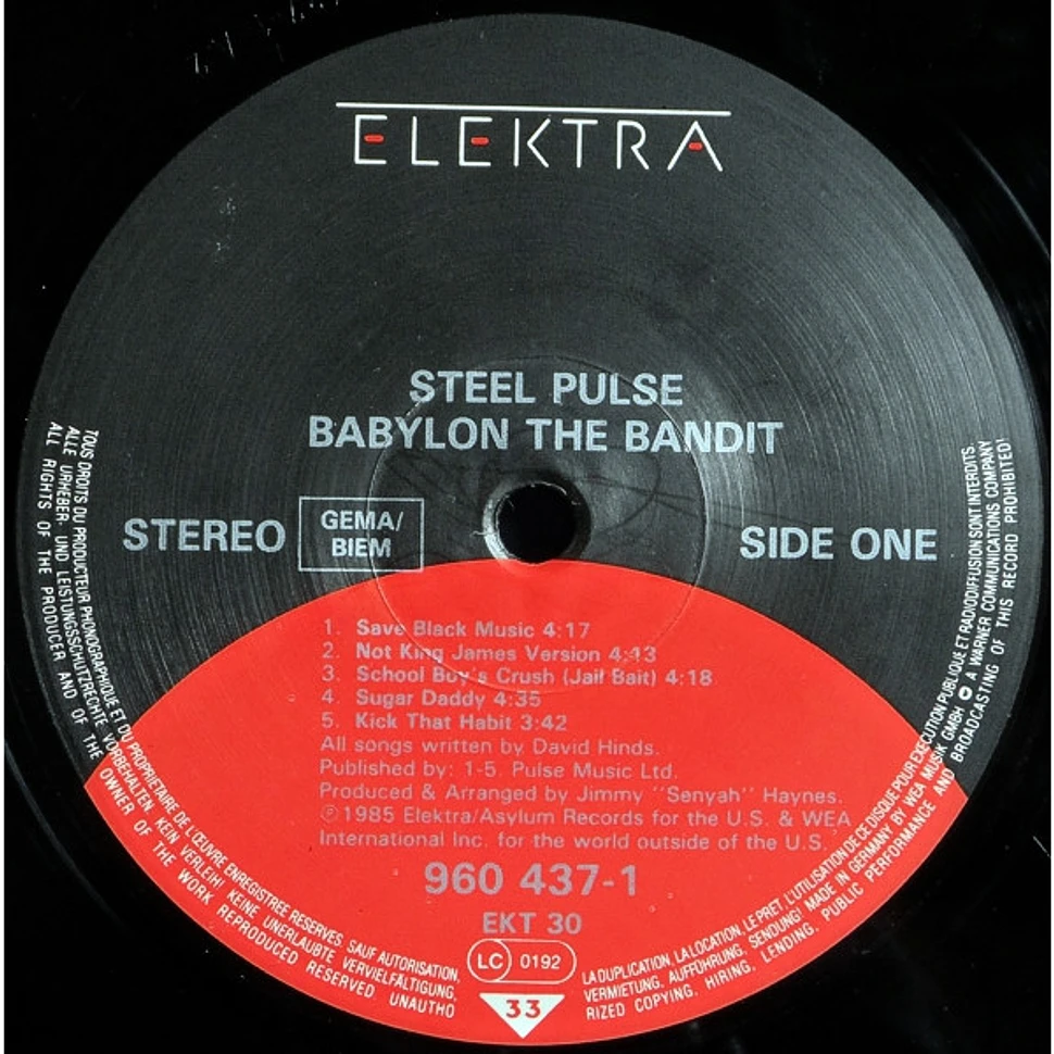 Steel Pulse - Babylon The Bandit